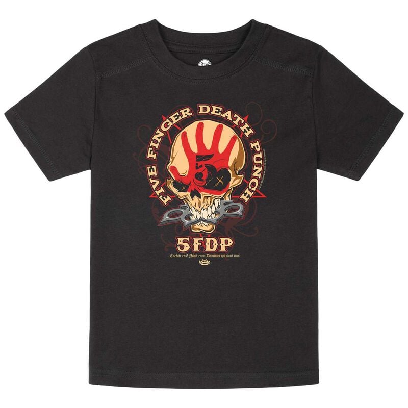 Five Finger Death Punch Metal-Kids - Knucklehead Kids T-Shirt black