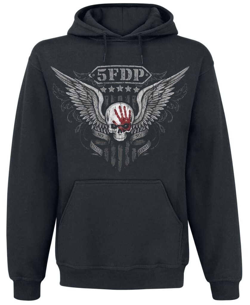 Five Finger Death Punch No Regrets Hoodie black