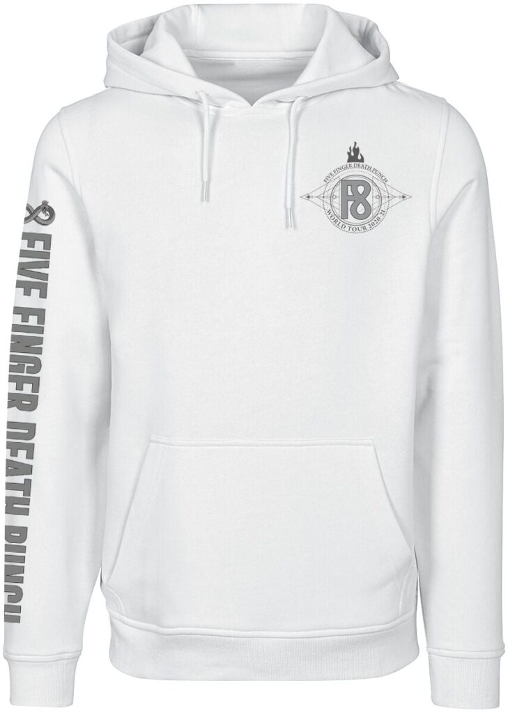 Five Finger Death Punch This Is War Hoodie white