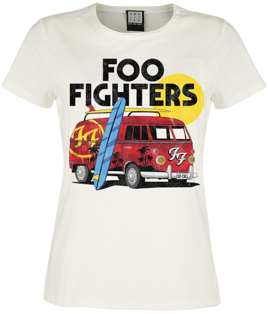 Foo Fighters Amplified Collection - Van T-shirt off white
