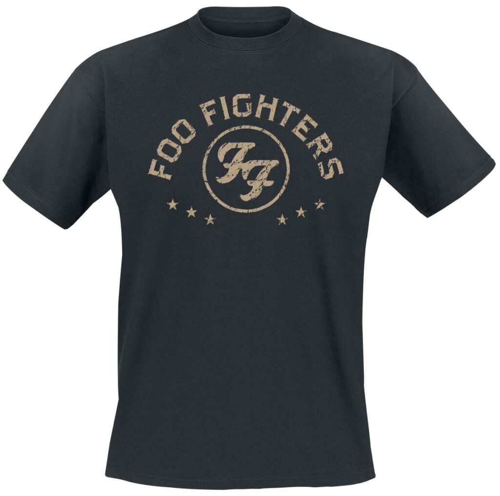 Foo Fighters Arched Star T-shirt black