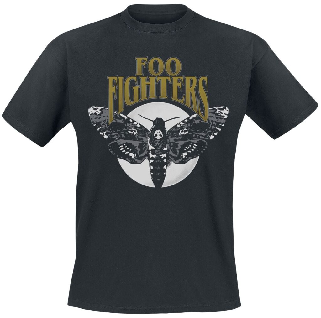 Foo Fighters Hawk Moth T-shirt black