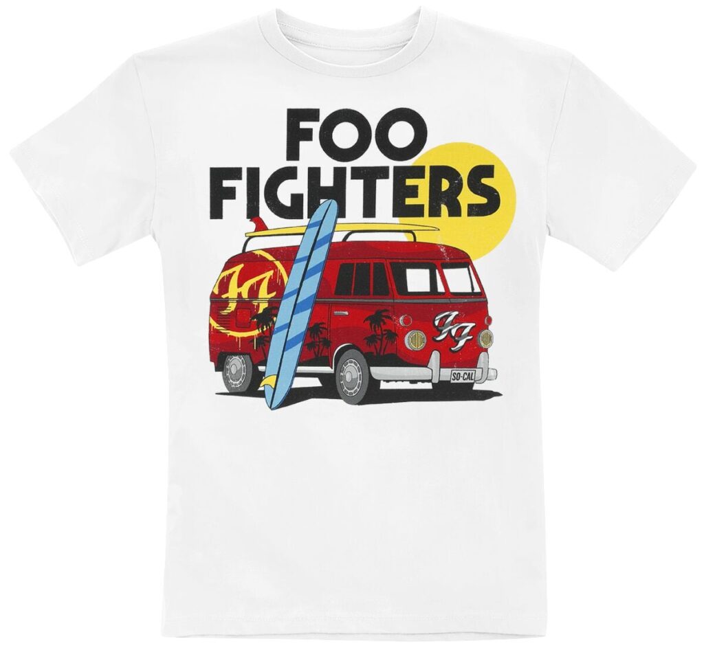 Foo Fighters Kids  - Van T-Shirt white