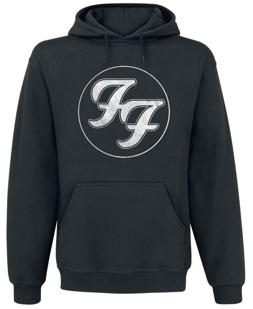 Foo Fighters Logo In Circle Hoodie black