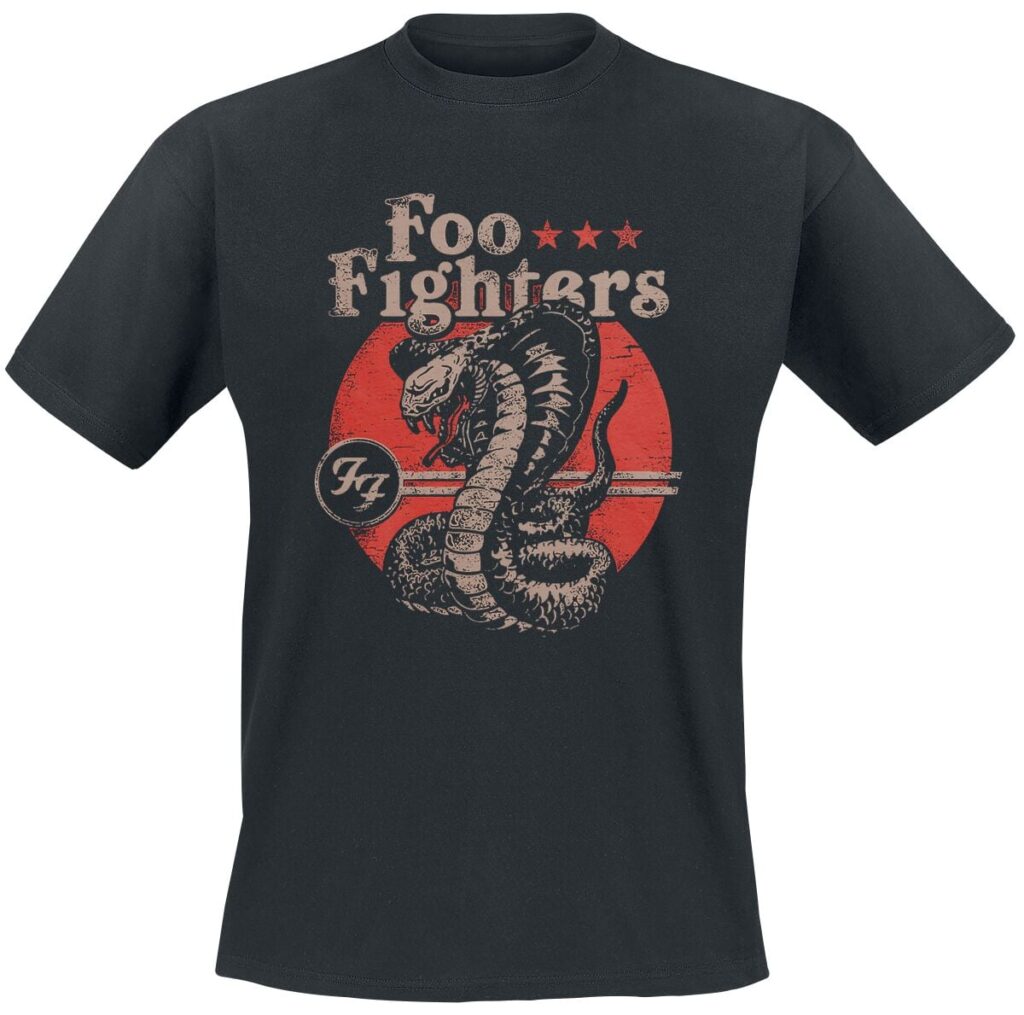 Foo Fighters Snake T-shirt black
