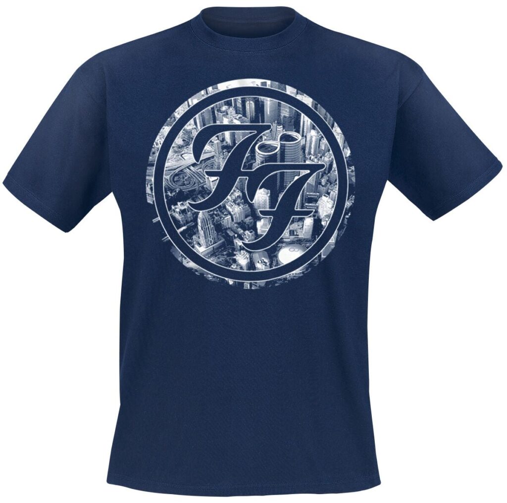 Foo Fighters Sonic Highways - City Circles T-shirt dark blue