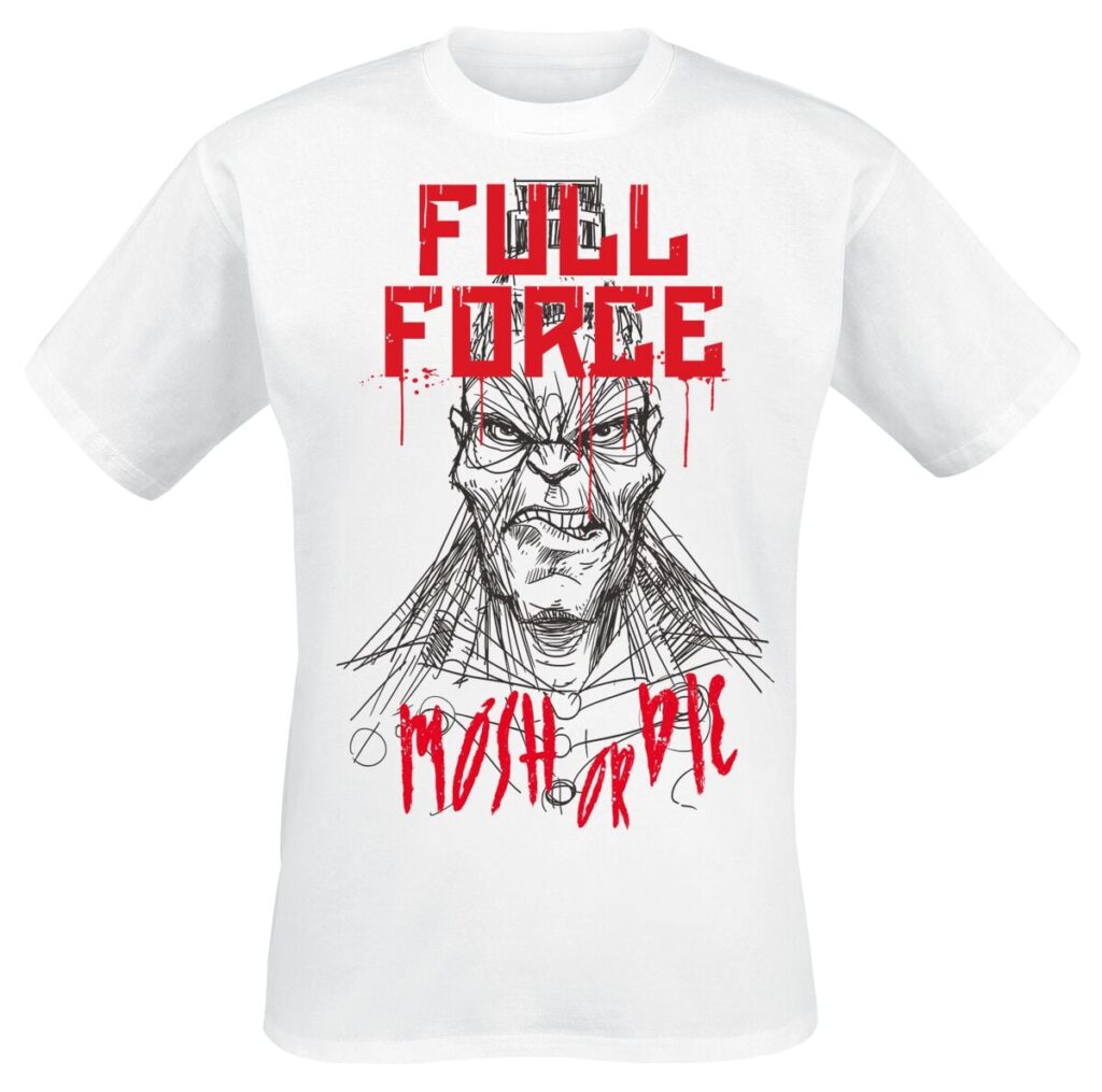 Full Force 2024 Mosh Or Die T-shirt white