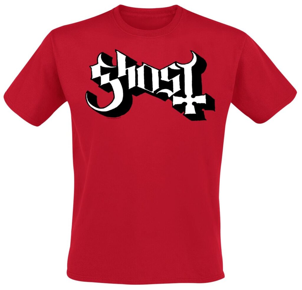 Ghost 2V Logo T-shirt red