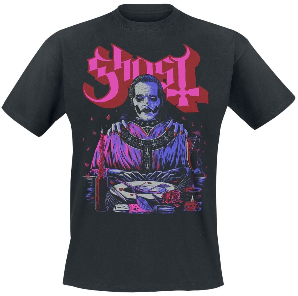 Ghost Be My Valentines Day T-shirt black
