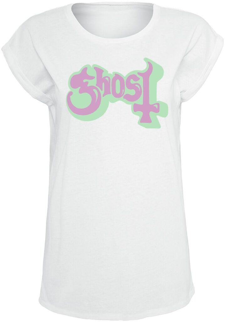 Ghost Bubble Logo T-shirt white