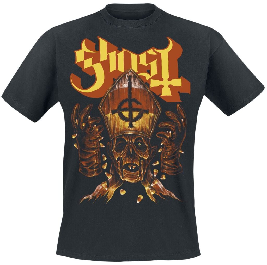 Ghost Candy Corn T-shirt black
