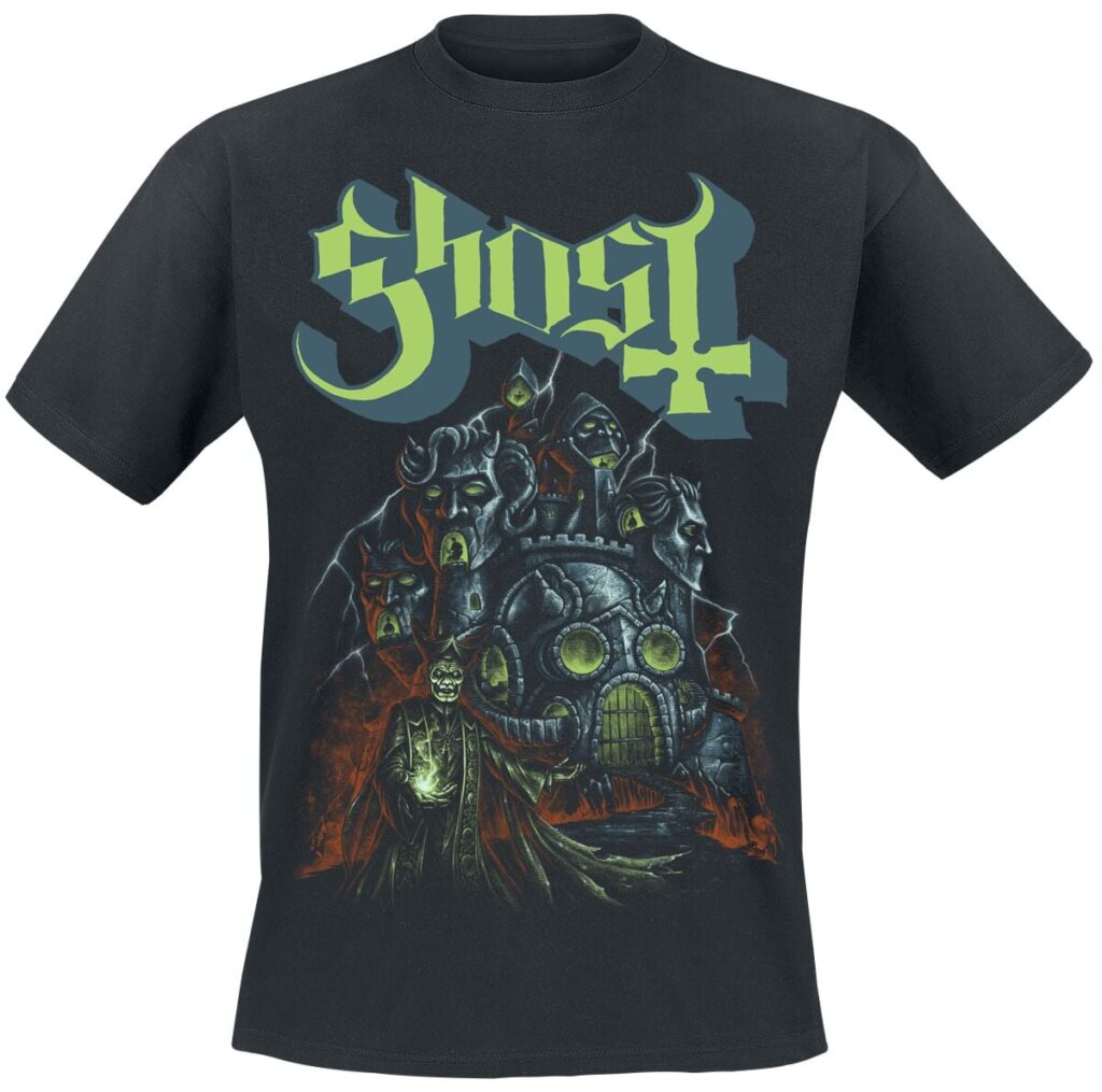 Ghost Ghoul Castle T-shirt black