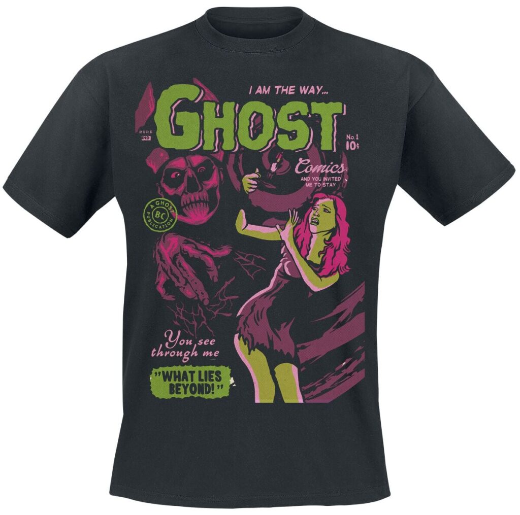 Ghost Jiggalo Of Megiddo Comic T-shirt black