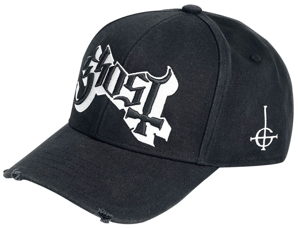 Ghost Logo - Baseball Cap Cap black