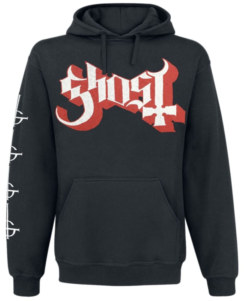 Ghost Papa Ring Hoodie black