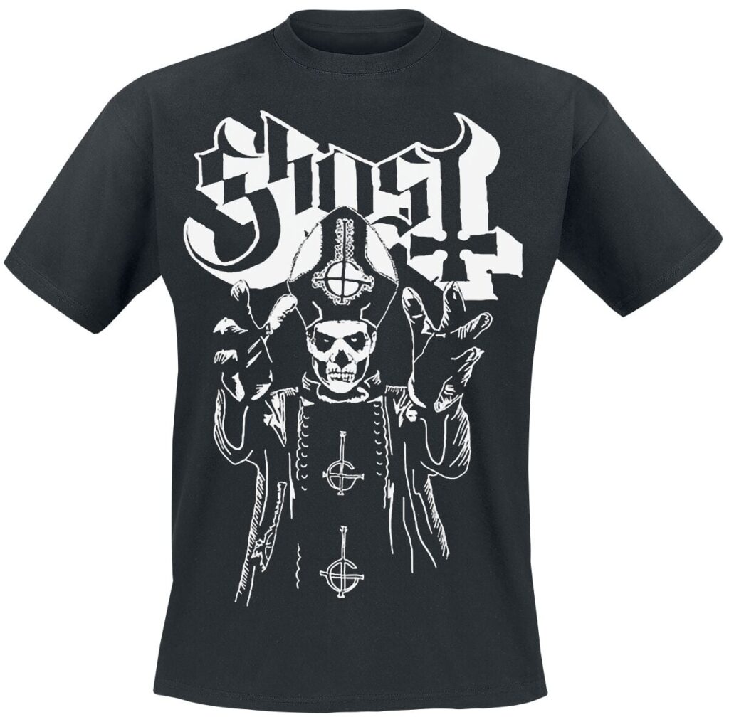 Ghost Pope's Wrath T-shirt black