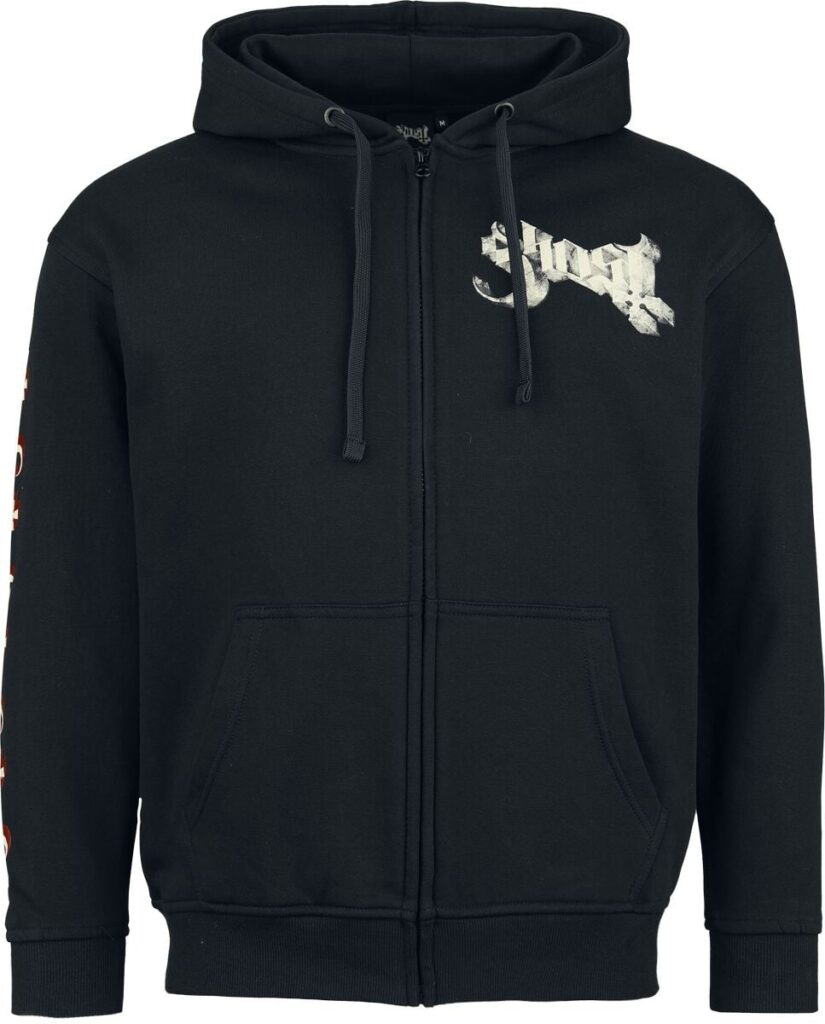 Ghost Rats Hoodie Jacket black