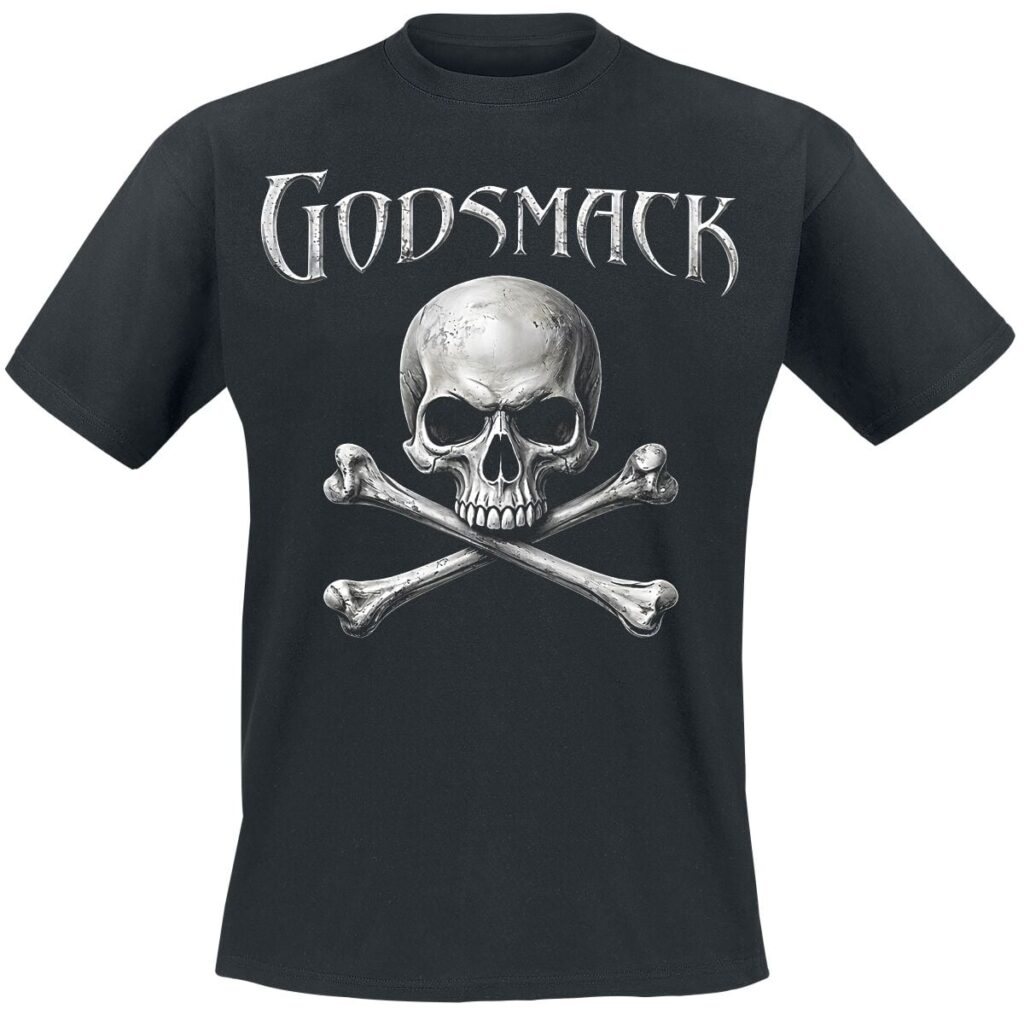 Godsmack Bad Boys Skull T-shirt black