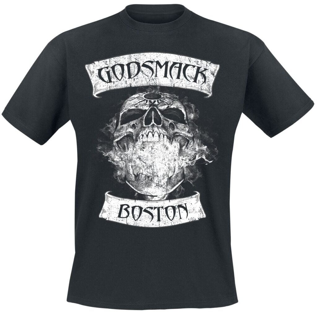 Godsmack Burning Skull T-shirt black