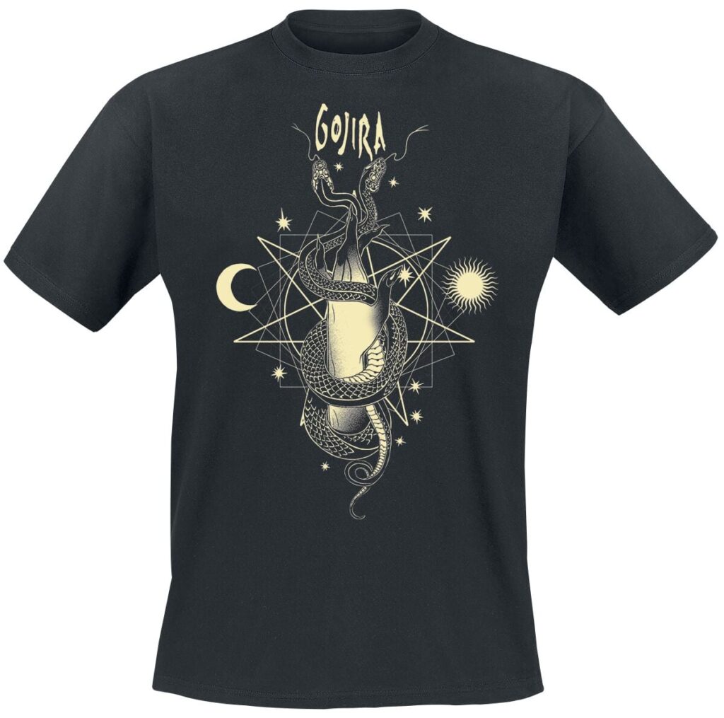 Gojira Celestial Snakes T-shirt black