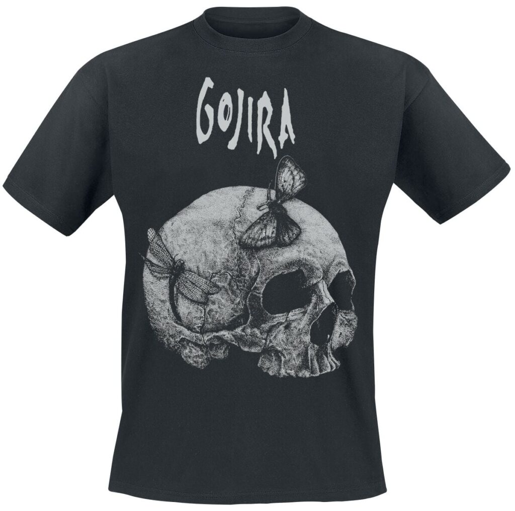 Gojira Moth Skull T-shirt black