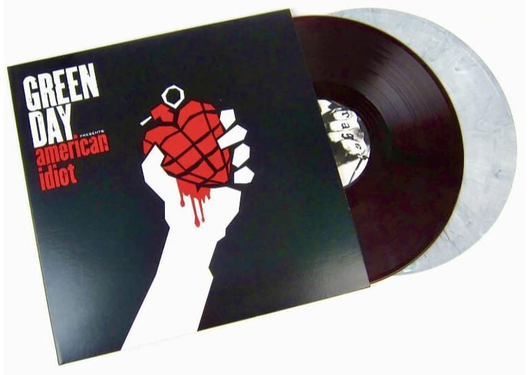Green Day American Idiot LP splattered