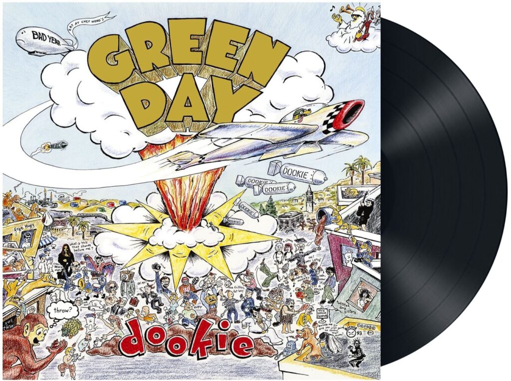 Green Day Dookie LP multicolor