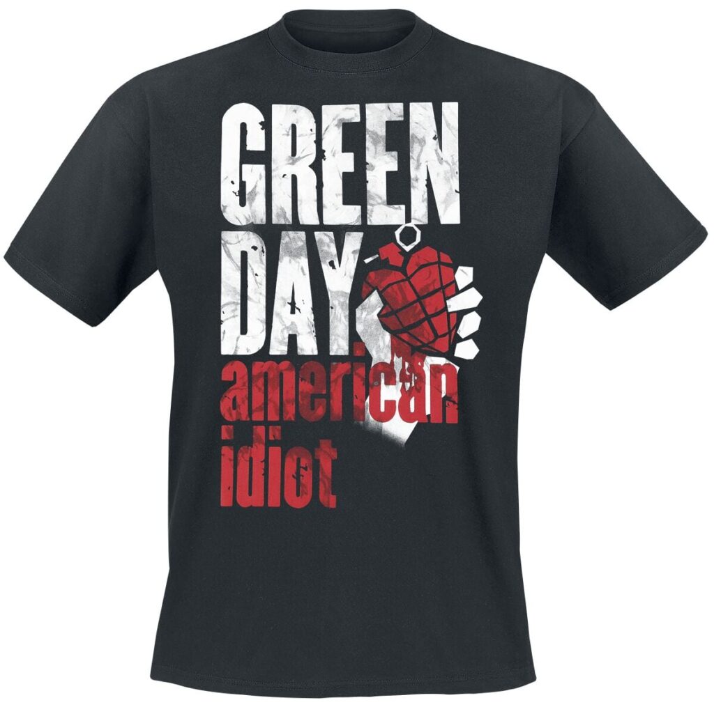 Green Day Smoke Screen T-shirt black