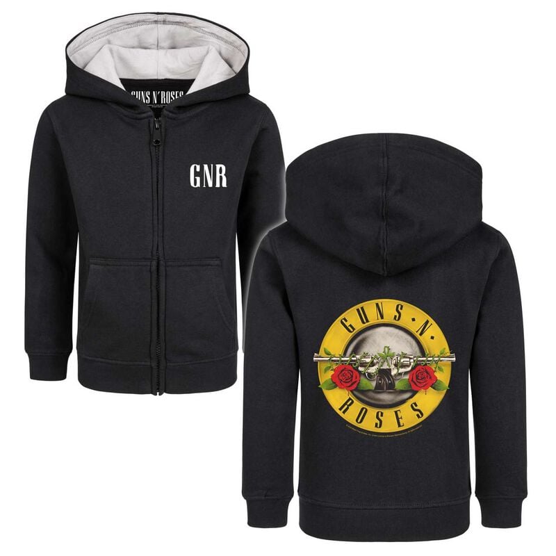 Guns N' Roses Metal-Kids - Bullet Kids' Hoodie Jacket black
