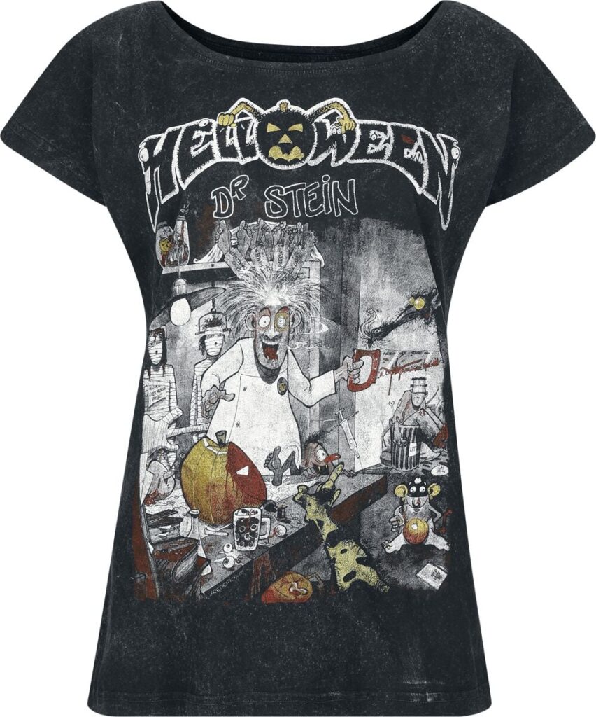 Helloween Dr. Stein T-shirt anthracite