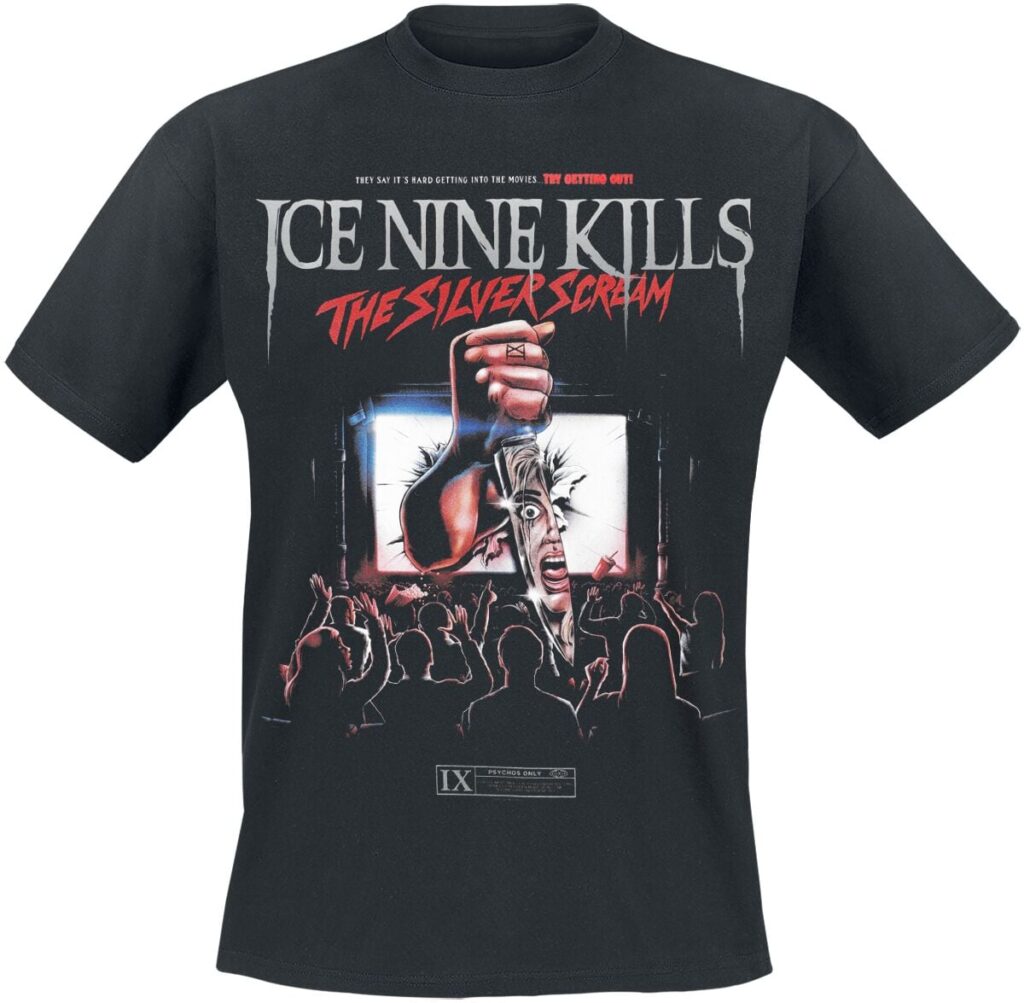 Ice Nine Kills Silver Screen T-shirt black