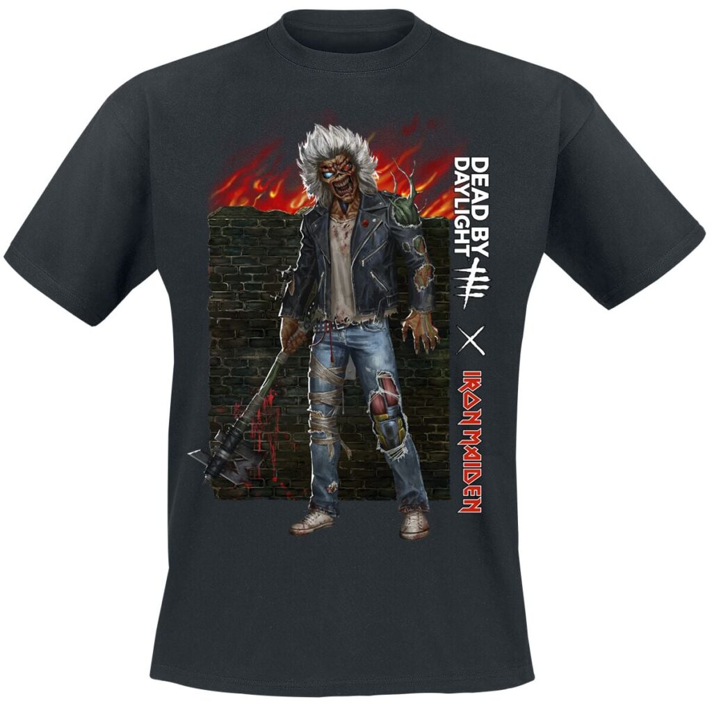 Iron Maiden 50th Eddie Wall T-shirt black