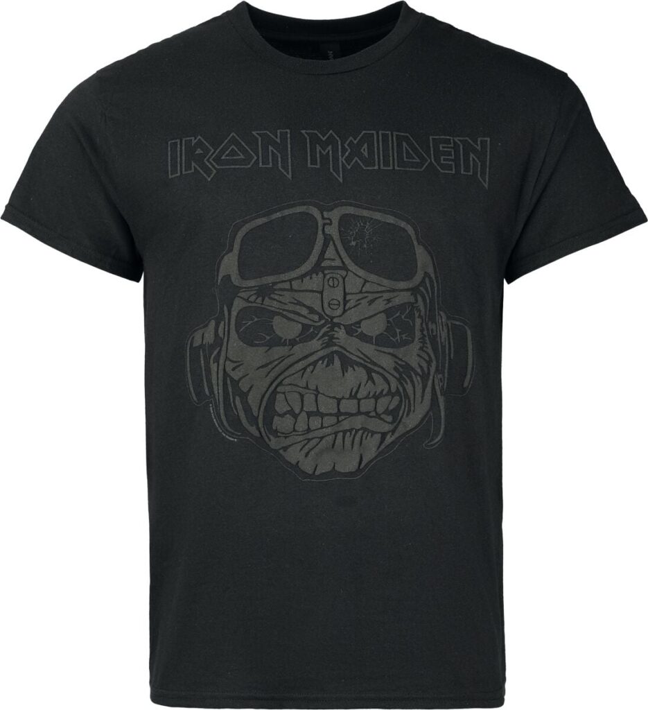 Iron Maiden Aces High Face V1 T-shirt black