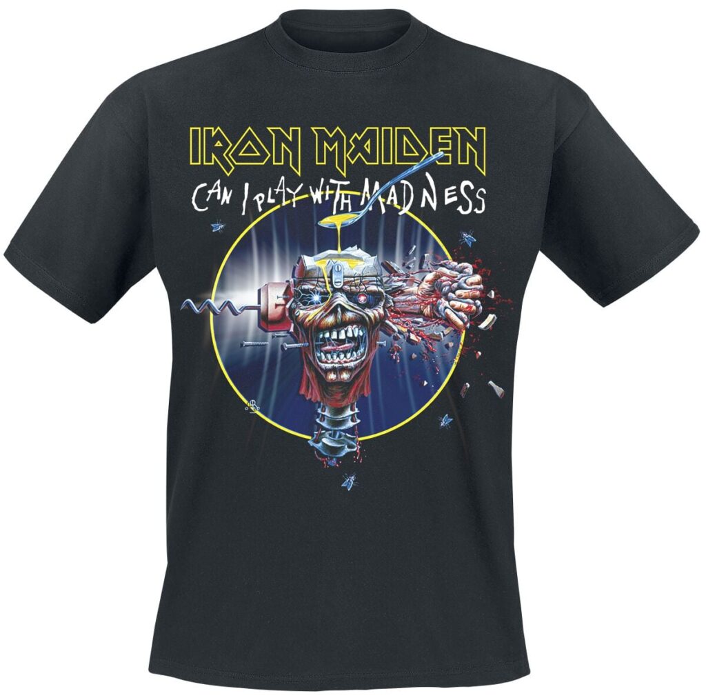 Iron Maiden Can I Play With Madness T-shirt black
