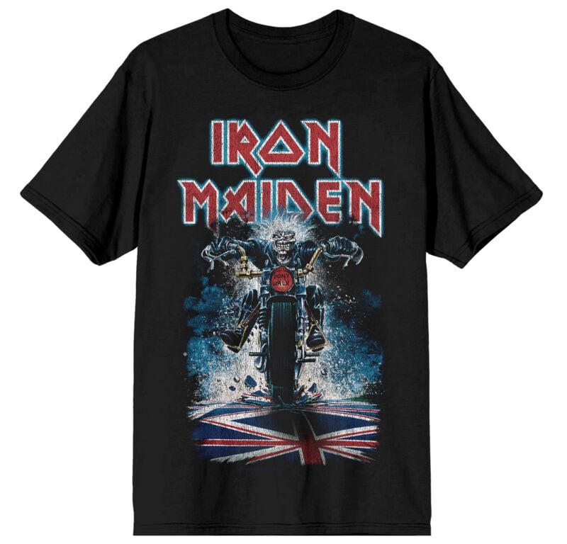 Iron Maiden Eddie Biker T-shirt black