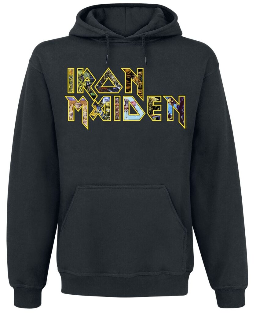 Iron Maiden Eddies Logo Hoodie black