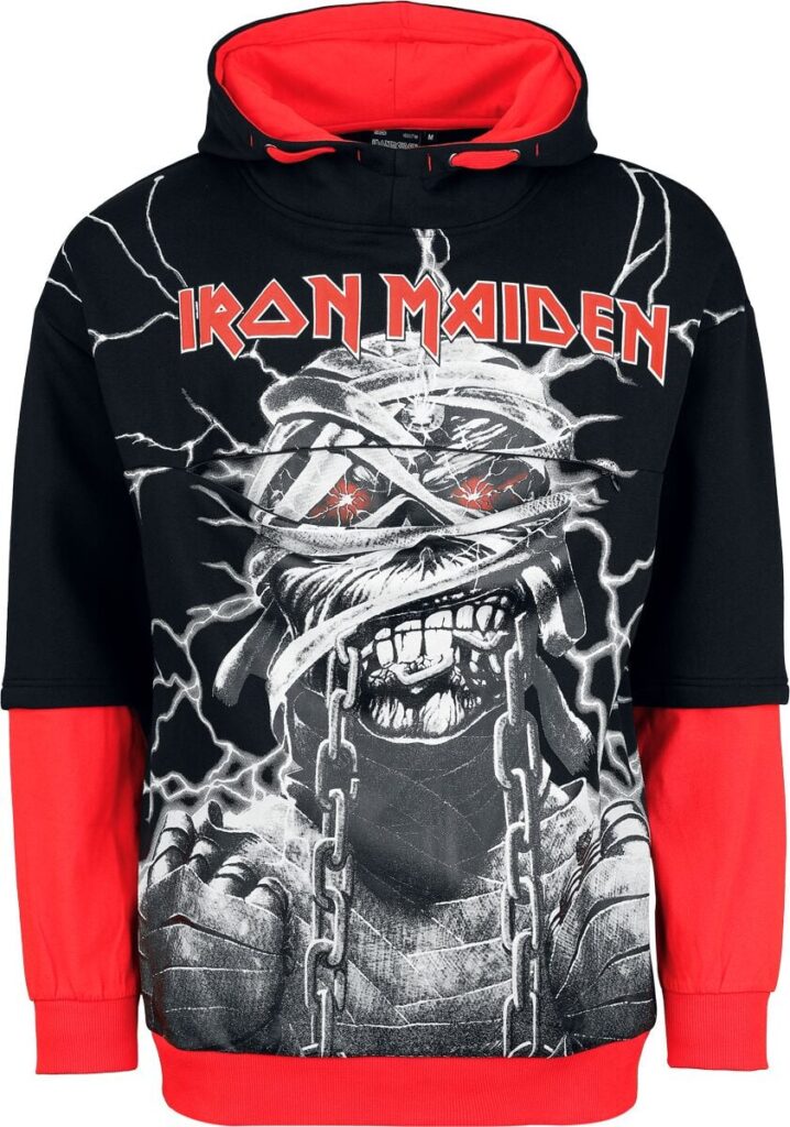 Iron Maiden EMP Signature Collection Hoodie black red