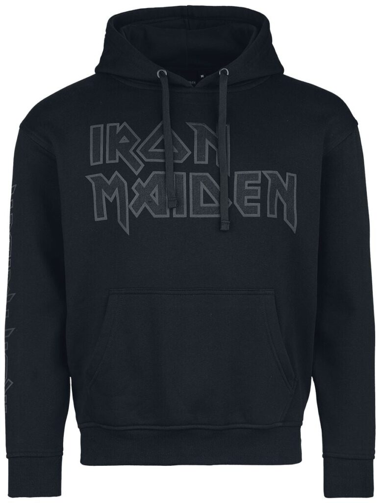 Iron Maiden Fear Lives Flames Hoodie black