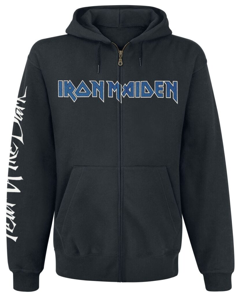 Iron Maiden Fear Of The Dark Hoodie Jacket black