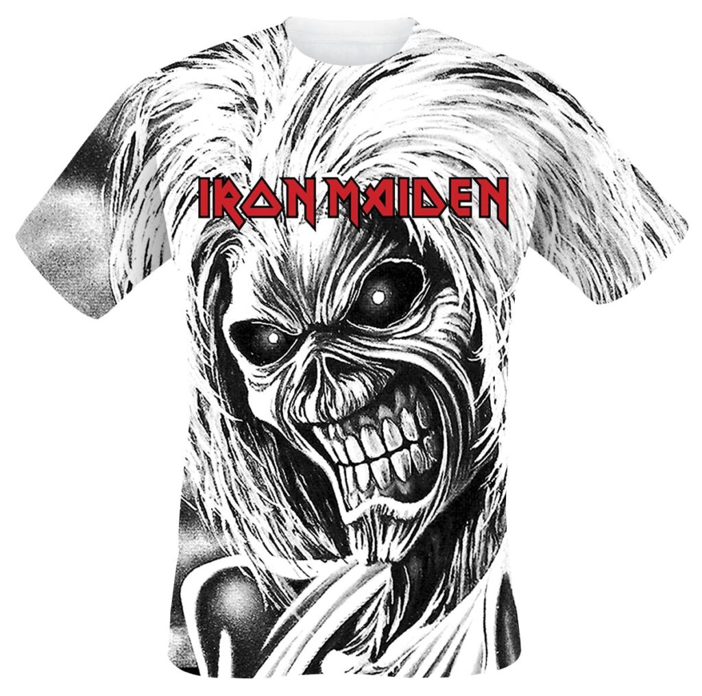 Iron Maiden Killers All-over T-shirt white