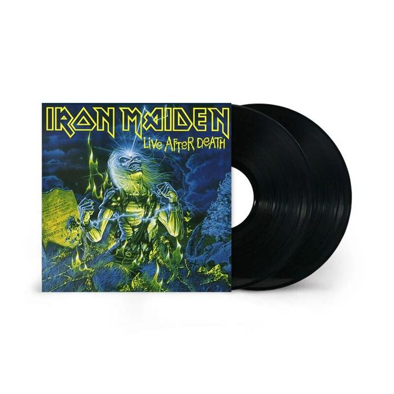 Iron Maiden Live After Death LP multicolor
