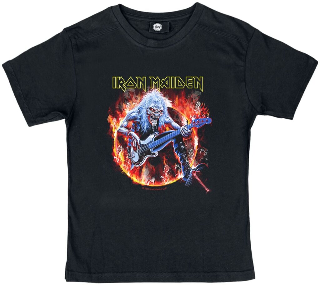 Iron Maiden Metal-Kids - Fear Live Flame T-Shirt black