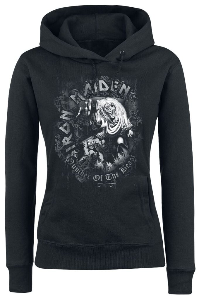 Iron Maiden Number Of The Beast Hoodie black