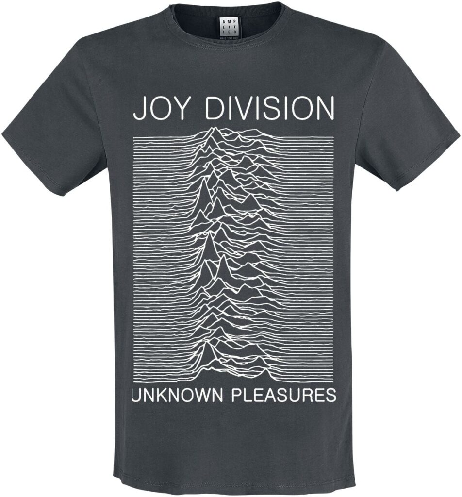Joy Division Amplified Collection - Unknown Pleasures T-shirt charcoal