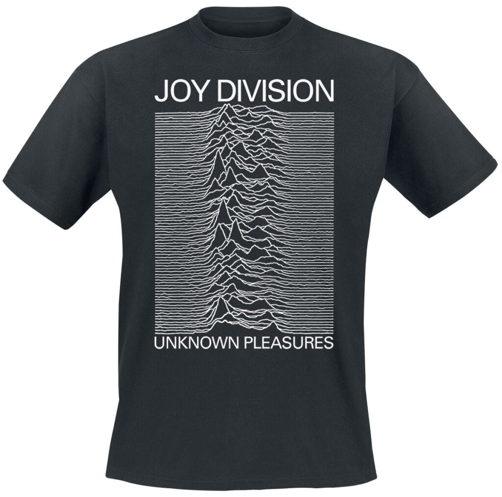 Joy Division Unknown pleasures T-shirt black