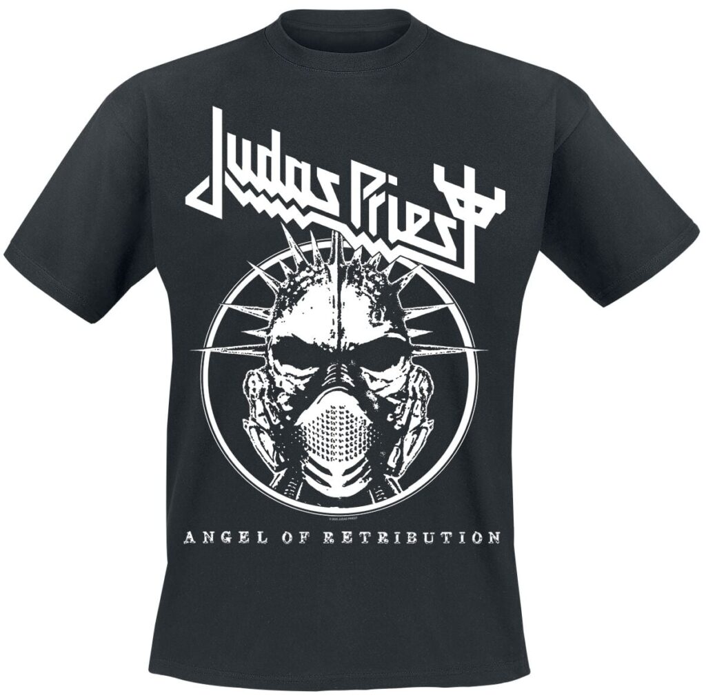 Judas Priest Angel Headshot T-shirt black