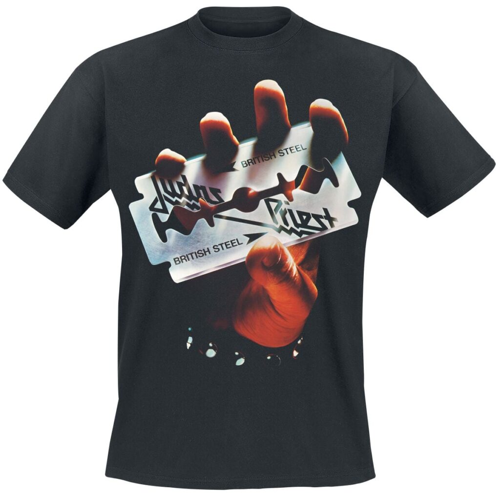 Judas Priest British Steel Anniversary 2020 T-shirt black