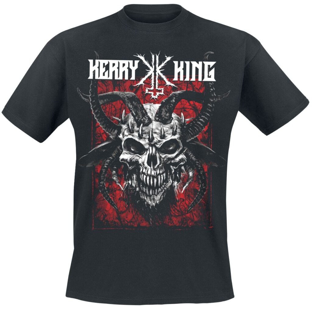 Kerry King Thorns Skull T-shirt black