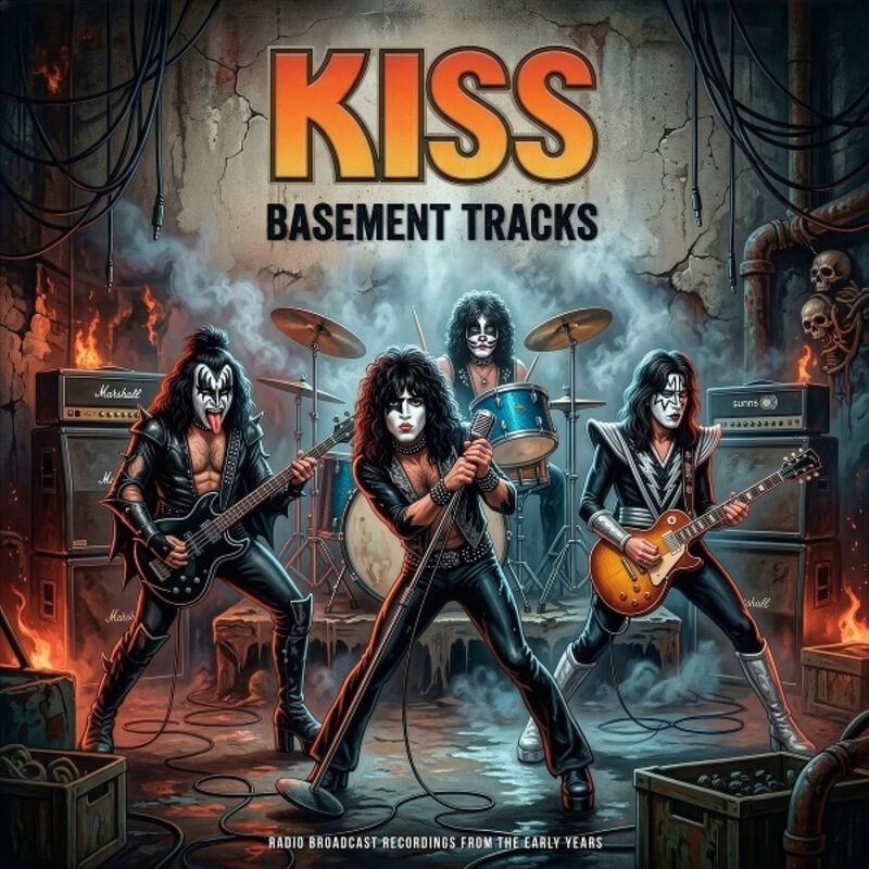Kiss Basement Tracks SINGLE multicolor