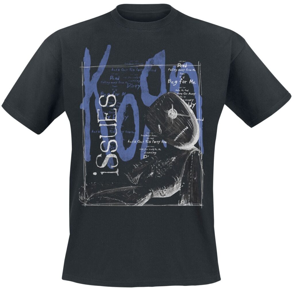 Korn Issues Tracklist in a Box T-shirt black